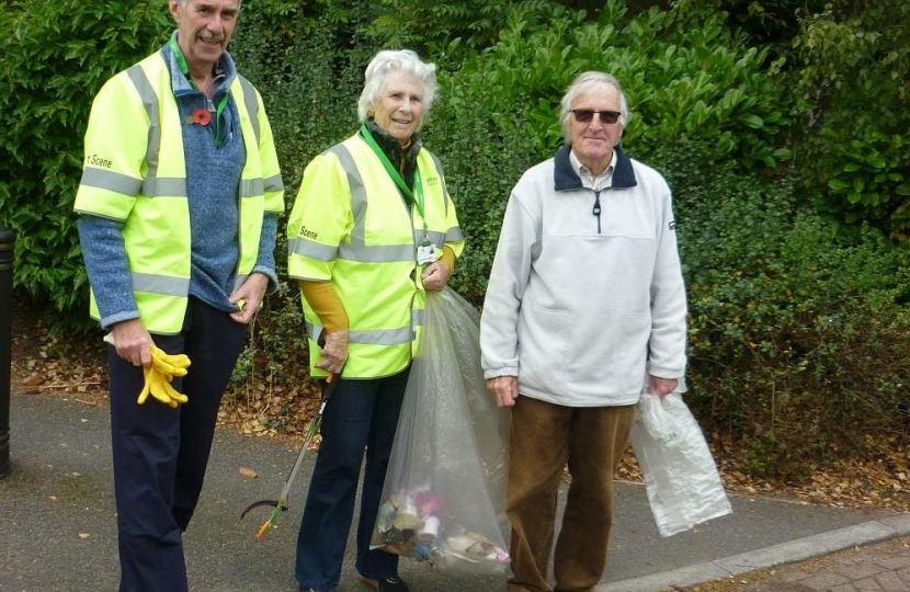 Cllrs Peter Holland, Yolonda Henson and David Henson