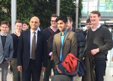 Sajid Javid with EUCA members