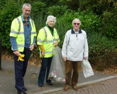 Cllrs Peter Holland, Yolonda Henson and David Henson